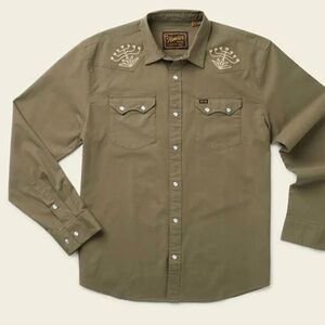 Howler Bros Crosscut Deluxe Snapshirt - Ocahui NWOT Sz Large